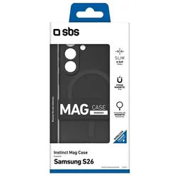 Instinct Mag Case for Samsung Galaxy S26 Compatible with MagSafe - Black