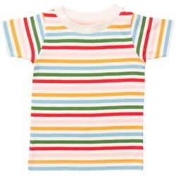 Little Green Radicals - T-Shirt RAINBOW STRIPES in bunt, Gr.110