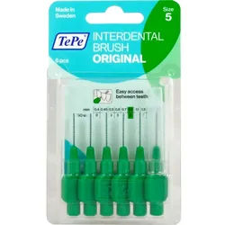 TEPE Interdentalbürste 0,8mm grün 6 St.