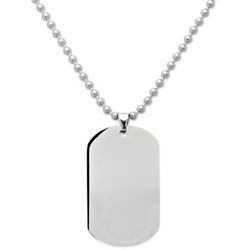 Dog-Tag Anhänger inkl Kugelkette Edelstahl