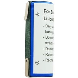 Akku passend für Braun 5671, 5673, Philips Nerelco 8892XL 3,7 Volt 1600mAh, 50 x 18.50 x 18.20mm