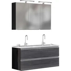 Badezimmer in Silber/ Eichefarbe 'Arezzo'