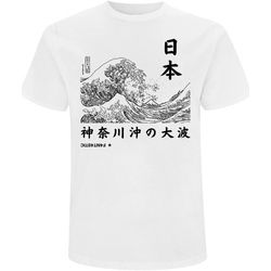 T-Shirt » T-Shirt Kanagawa Welle Japan«, Keine Angabe, Gr. S, weiß, 76074163-S