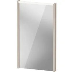Duravit D-Code Spiegel DC7075091910000 400x700x48, Taupe Matt, mit LED Beleuchtung
