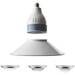 flexBEAM PLANT-MIX 40W Aquarium LED-Strahler ohne Reflektor 60° Mit E27 Fassung + Aufhängung