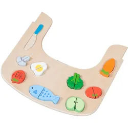 Roba Essbrett mit Spielelementen - Sit Up Flex , Naturfarben , Holzwerkstoff , Baum/Pflanze/Natur , Formgebogen , 42x2x40 cm , Babymöbel & Kindermöbel, Babyzimmer, Hochstühle
