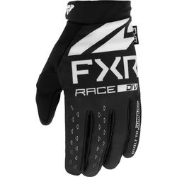 FXR Reflex 2023 Jugend Motocross Handschuhe, schwarz-weiss, Größe L