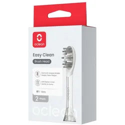 Oclean Aufsteckbürsten Brush Head Easy Clean grau