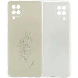 Samsung Galaxy A12 Hülle - Silikon - imoshion Soft Case/Backcover - Handyhülle Bunt - Blumen Und Natur Design