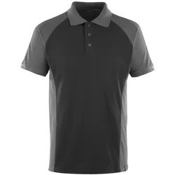 MASCOT Bottrop Polo-Shirt UNIQUE Schwarz / Dunkelanthrazit L - 50569-961-0918-L - Schwarz / Dunkelanthrazit