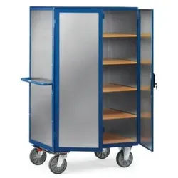 Fetra Schrankwagen, Tragl. 750kg, 5 Etage(n), Ladefl. LxB 1200x780mm, Holzböden, 4 Wände