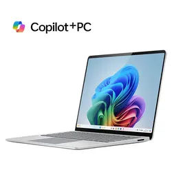 MICROSOFT Surface Laptop, Copilot+ PC, 7. Edition, mit 13,8 Zoll Display Touchscreen, Qualcomm Snapdragon X Plus, 16 GB RAM, 512 SSD, AdrenoTM Onboard Graphics, Platin, Windows 11 Home (64 Bit)