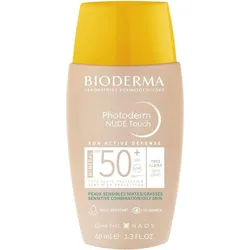 Bioderma, Sonnencreme, Photoderm Nude Touch Mineral SPF50+ très claire (Sonnencreme Gesicht, SPF 50+, 40 ml)