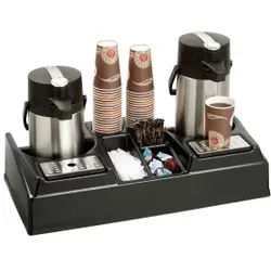 Neumärker Kaffeestation, Geeignet für 2 Isolierkannen bis 190 mm Ø, Maße: 655 x 330 x 145 mm