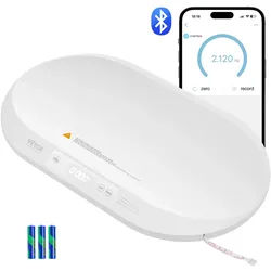 VEVOR Babywaage Digital Stillwaage Tierwaage Säuglingswaage bis 40kg Bluetooth