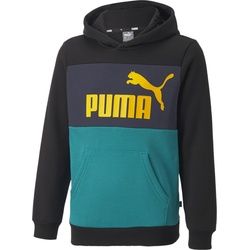 Puma Essentials+ Colorblock Hoodie FL B deep aqua (27) 176