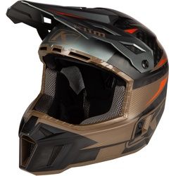 Klim F3 Carbon Pro Motocross Helm, schwarz-braun, Größe XL für Männer