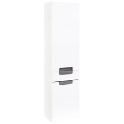 Hochschrank in Weiss/ Eichefarbe 'Siena'