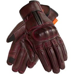Merlin Glory D3O Heritage Motorradhandschuhe, rot, Größe L für Männer