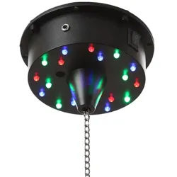 SATISFIRE Spiegelkugel Motor - farbigen LED bis 20cm Kugeln - MBM-B203RGBW Batteriebetrieb