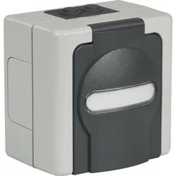 EFB ET-25020 - Keystone Aufputzgehäuse, IP44, 2-fach, unbestückt