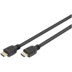 Digitus HDMI Ultra High Speed Anschlusskabel, Typ A, HDMI-Kabel, 8K UHD, vergoldete Steckkontakte, Geflechtschirm, Gesamtschirm, Geschi