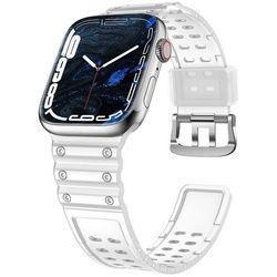 cofi1453 Smartwatch-Armband Ersatz Armband für Watch Ultra, SE, 8, 7, 6, 5, 4, 3, 2, 1 weiß