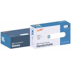 Medic To Go Nitril Untersuchungshandschuh, blau, puderfrei, Nitril Einweghandschuhe mit einer optimalen Passform und hoher Griffsicherheit, 1 Packung = 100 Stück, Größe XL (9)