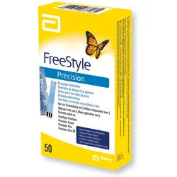 ABBOTT FreeStyle Precision Teststreifen Original Teststreifen 50 Stück