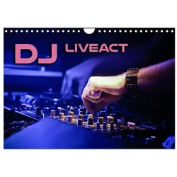 CALVENDO Wandkalender DJ Liveact (Wandkalender 2026 DIN A4 quer), CALVENDO Monatskalender
