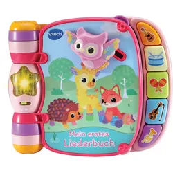 Vtech® Buch VTechBaby, Mein erstes Liederbuch, rosa, mit Licht und Sound bunt
