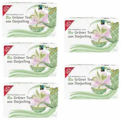 H&S Wohlfühltee Bio Grüner Tee aus Darjeeling 5er Set 5X20X2,0 St Filterbeutel