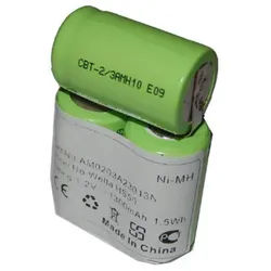 Akku für Haarschneider Wella Xpert HS50, Tondeo Eco XP, wie N-500AC 2/3A, 3.6 V, 1300 mAh, Ni-Mh