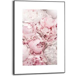 Reinders! Bild »Gerahmtes Bild Pfingstrosen Blumen - Romantisch«, Blumen, (1 St.) Reinders! rosa