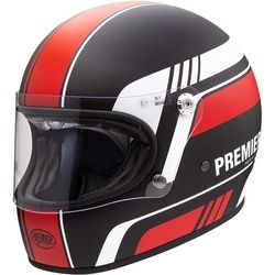 Premier Trophy BL 92 BM Helm, schwarz-weiss-rot, Größe L