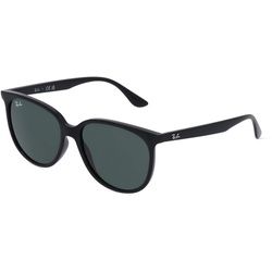 Ray-Ban RB4378 Damen-Sonnenbrille Vollrand Eckig Kunststoff-Gestell, Schwarz