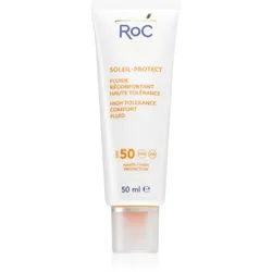 RoC Soleil Protect High Tolerance Comfort Fluid Bräunungsfluid für das Gesicht SPF 50 50 ml