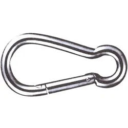Feuerwehr-Karabiner DIN 5299, Form C - 7 / 70 / 180