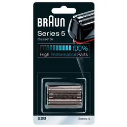 Braun Ersatzscherköpfe Kombipack KP 52B Schwarz schwarz