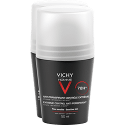 VICHY HOMME Deo Roll-on Antitranspirant 72h DP 2X50 ml