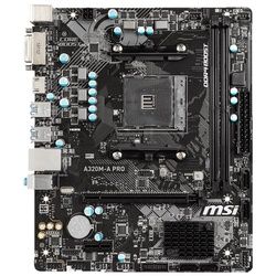 MSI A320M-A PRO - Motherboard - micro ATX - Socket AM4 - AMD A320 Chipsatz - USB...