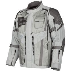 Klim Badlands Pro 2023 Motorrad Textiljacke, grau, Größe XL für Männer