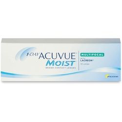 Johnson & Johnson 1-Day Acuvue Moist Multifocal (30er Packung) Tageslinsen (1 dpt & BC 8.4) mit UV-Schutz