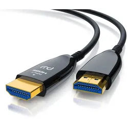Primewire HDMI-Kabel, 2.1, HDMI Typ A (1501 cm), Glasfaser UHD, 8K @ 120Hz, 4k @ 240Hz, HDR10+, 3D, eARC, HDCP 2.3, 15m schwarz