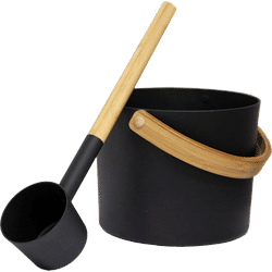 Sentiotec Saunazubehör-Set | SAC1011 | Schwarz