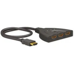 Goobay HDMI-Splitter GOOBAY HDMI-Umschaltbox 3 auf 1, 4K, 30 Hz