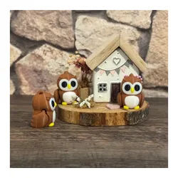 UDINGO Schlüsselanhänger Baby Owl - Baby Eule