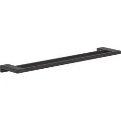 hansgrohe AddStoris Doppelbadetuchhalter, 41743670, Farbe: Schwarz Matt