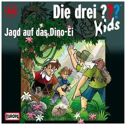 United Soft Media Hörspiel Die drei ???-Kids: Jagd auf das Dino-Ei, Audio-CD