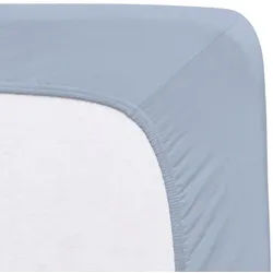 Florella Spannleintuch , Pastellblau , Textil , 140-160x200-220 cm , Oeko-Tex® Standard 100, Oeko-Tex® Made IN Green , Rundumgummi, bügelfrei, für Wasserbetten geeignet, rutschfest auf der Matratze, Spezialgummi für unermüdliche Elastizität, weich und anschmiegsam, formstabil und langlebig, perfekter Sitz, spielend leicht zu überziehen, besonders dehnbar, absolut faltenfreier Sitz, allerhöchster Komfort, geeignet für Boxspringbetten , Heimtextilien, Bettwäsche & Leintücher, Leintücher, Spannleintücher